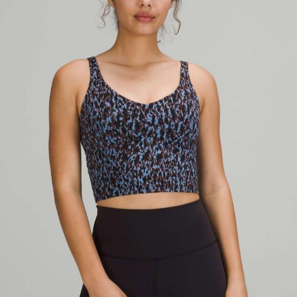 Lululemon Align Tank Top Leopard Camo Blue Nile Multi - Picture 5 of 5